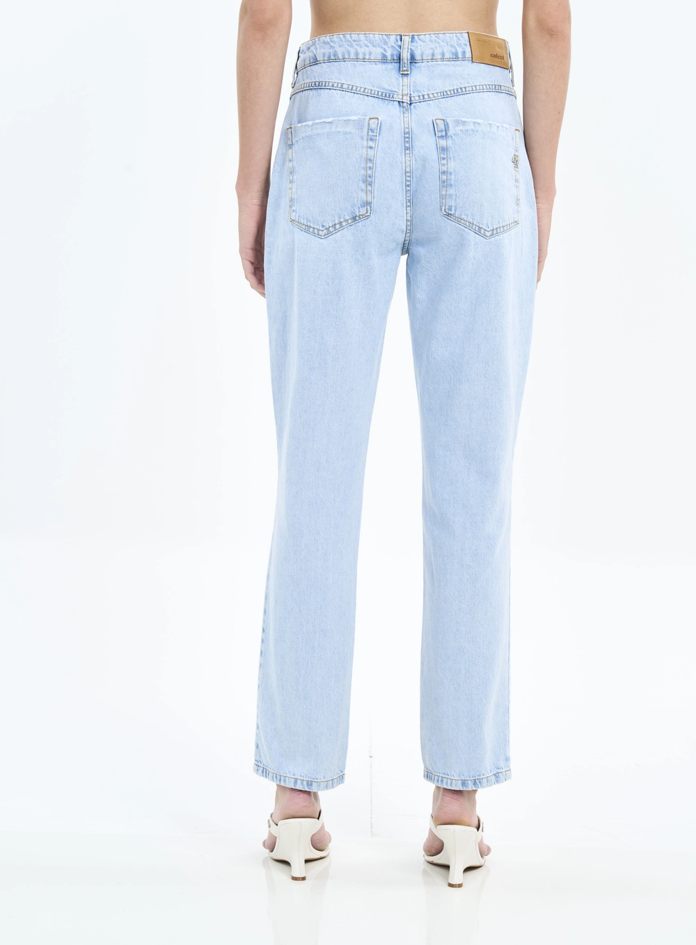 Calça Feminina Jeans Kendall Reta Índigo