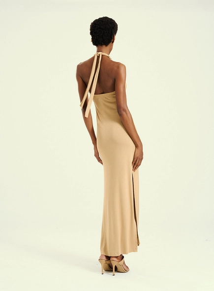 Vestido Feminino Longo Frente Única
