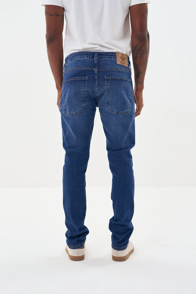 Calça Jeans Masculina Slim - Gilson Índigo 4