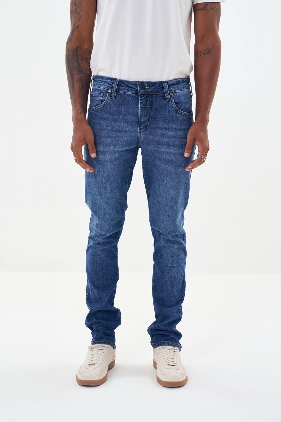 Calça Jeans Masculina Slim - Gilson Índigo 2