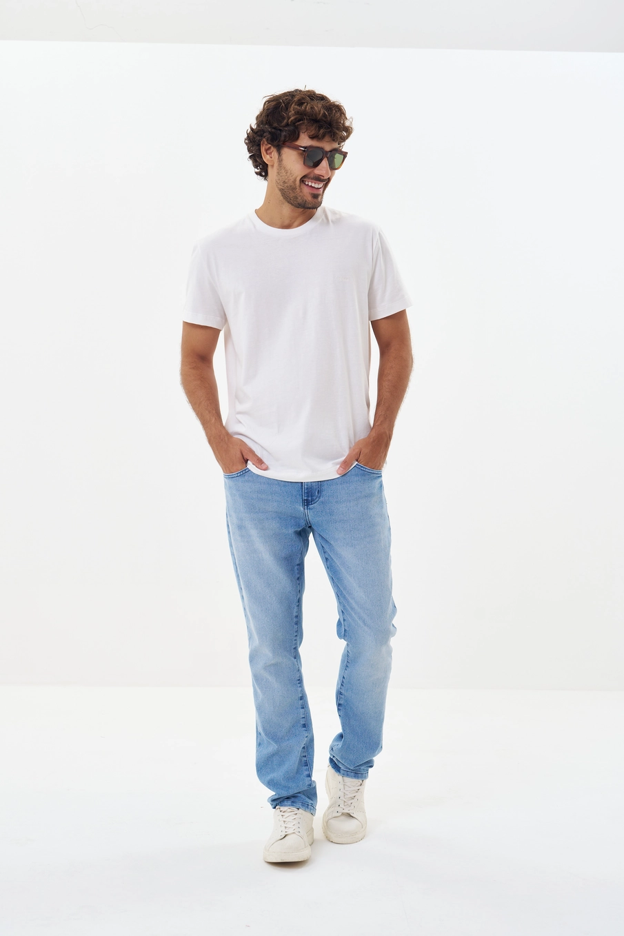 Calça Jeans Masculina Slim Índigo 1