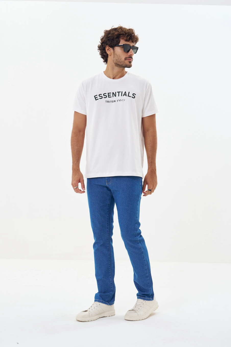 Calça Jeans Masculina Reta Comfort Índigo 1