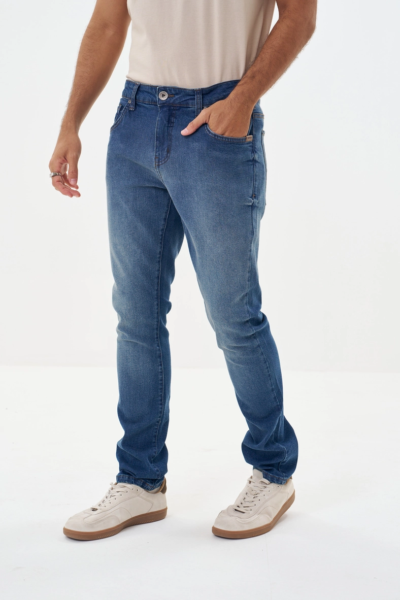 Calça Jeans Masculina Slim - Gilson Índigo 4