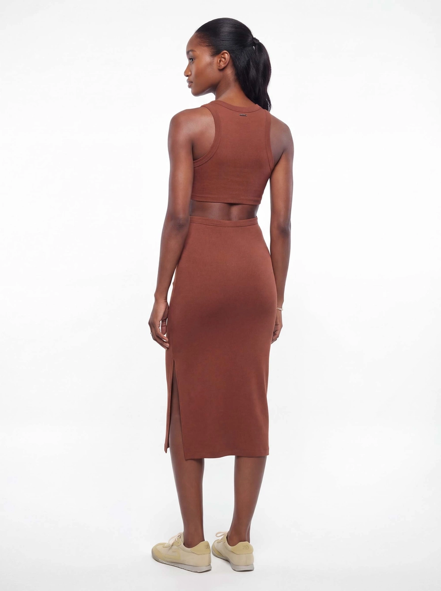Vestido Midi Small Marrom 2