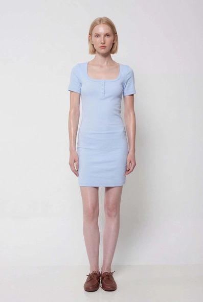 Vestido Curto Canelado Small