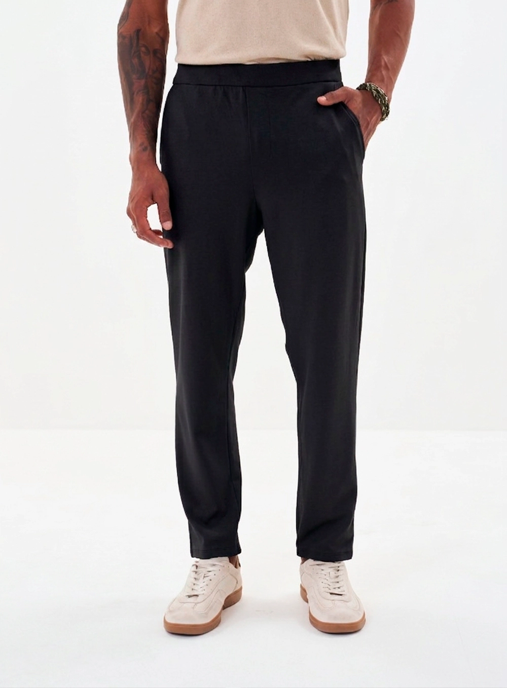 Calça Masculina Rafael Com Bolsos Preto 3