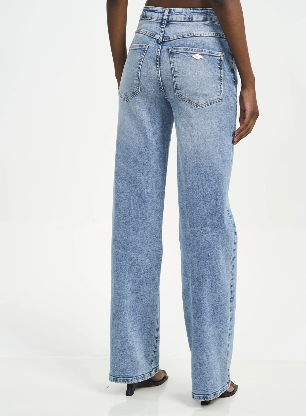 Calça Feminina Juliette Wide Leg Índigo