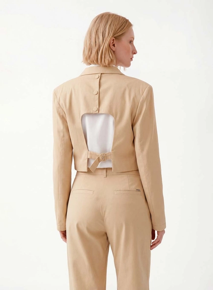 Blazer Alfaiataria Slim Feminino