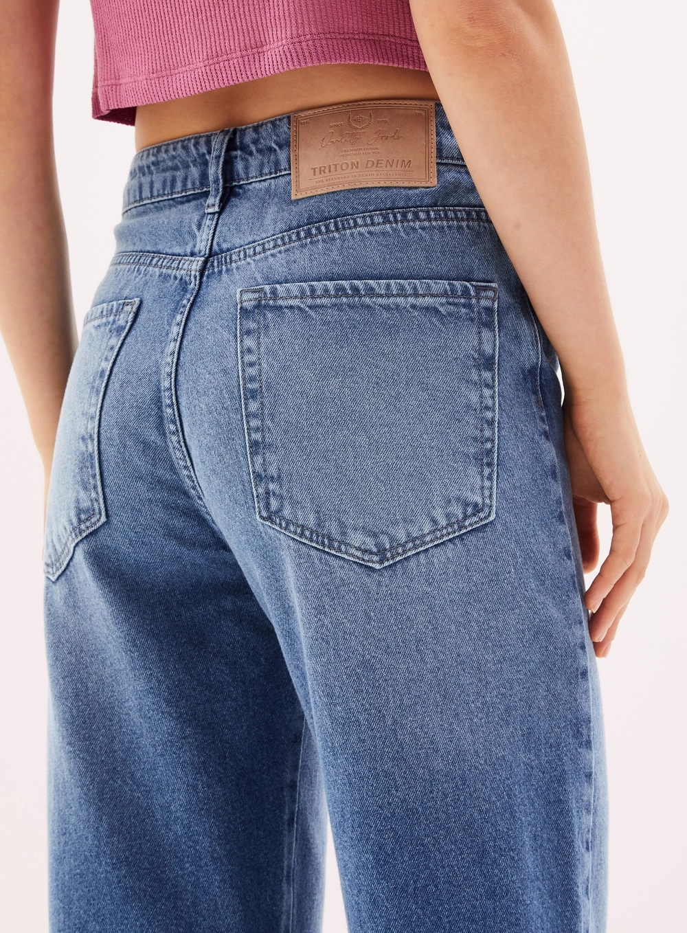 Calça Jeans Feminina Wide - New Loren Índigo 3