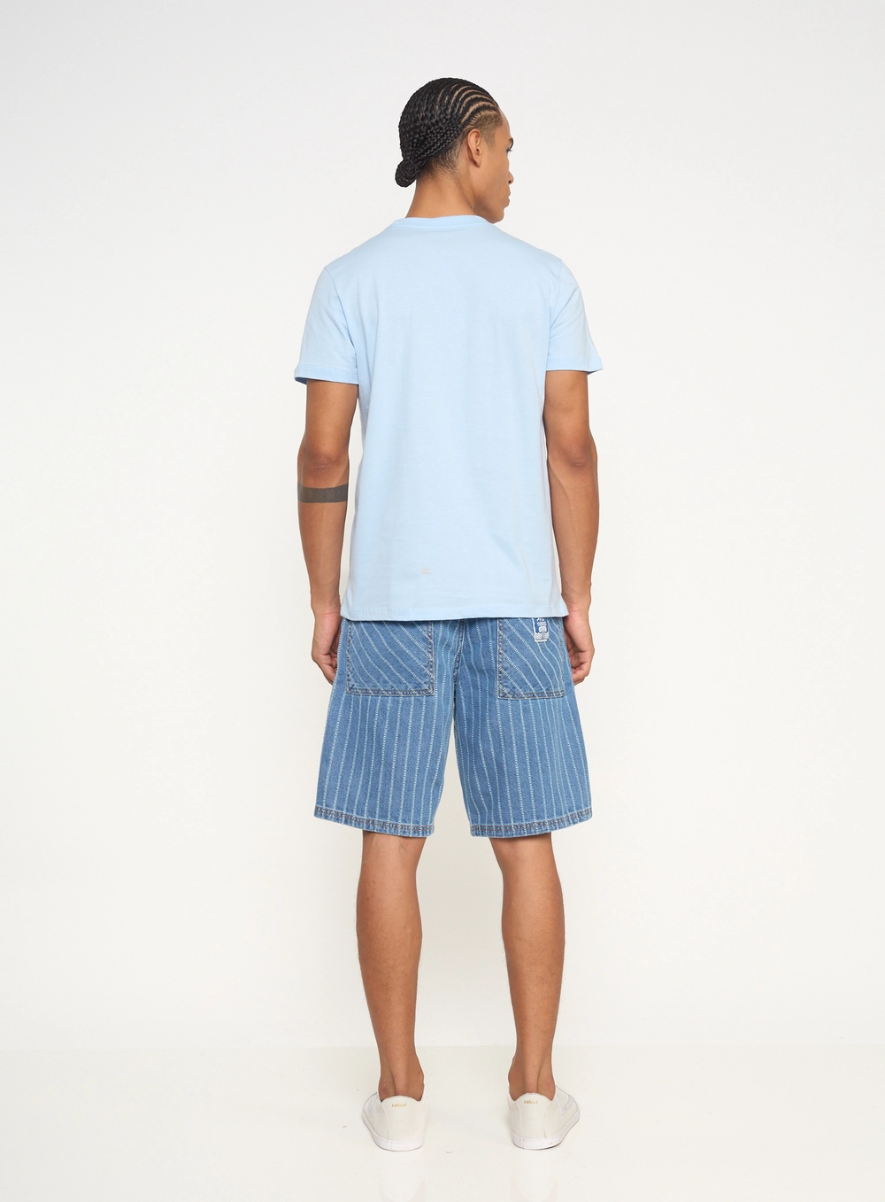 Bermuda Masculina Jeans Heritage Reta Estampados