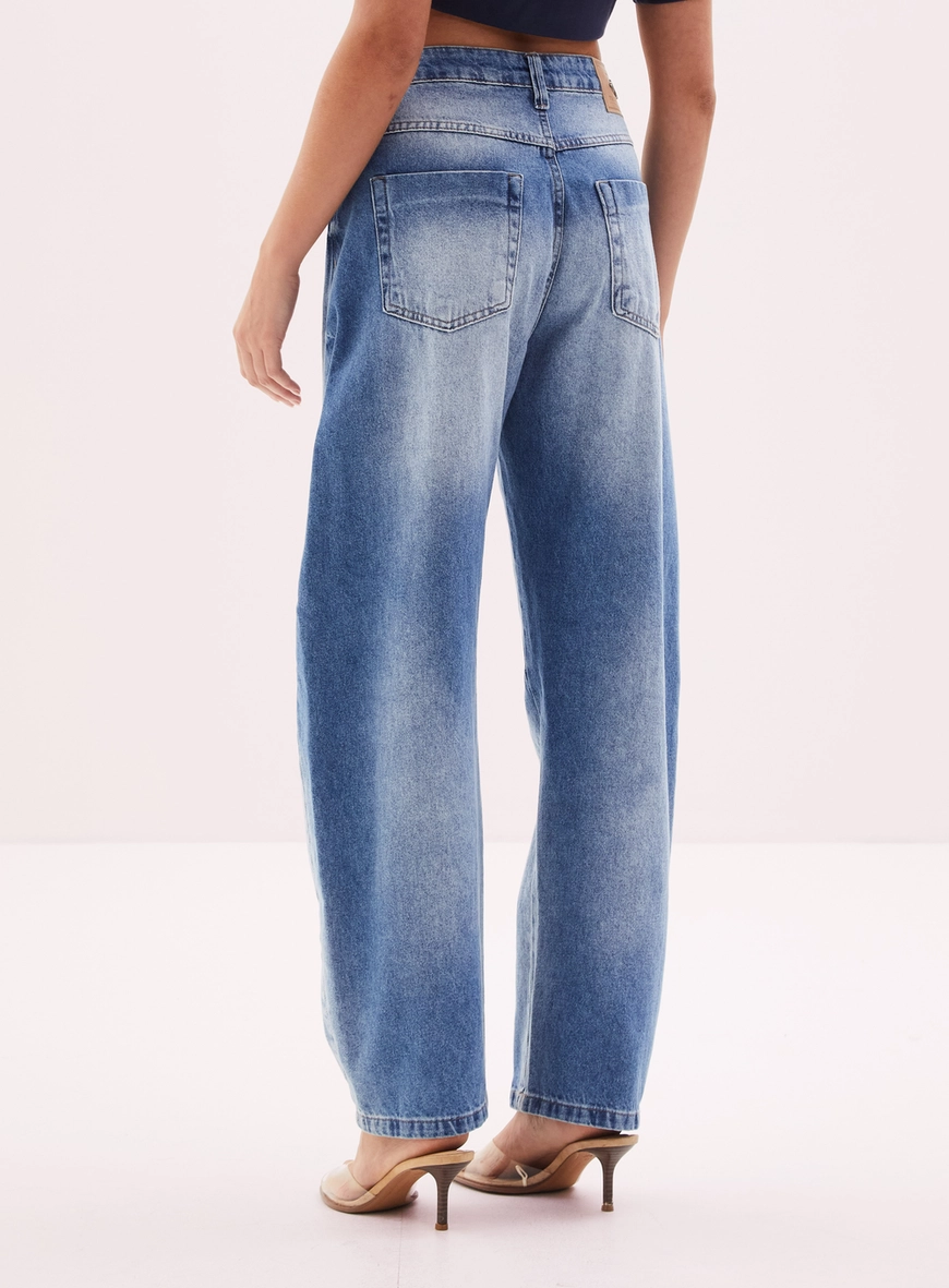 Calça Jeans Feminina - Barrel Índigo 4