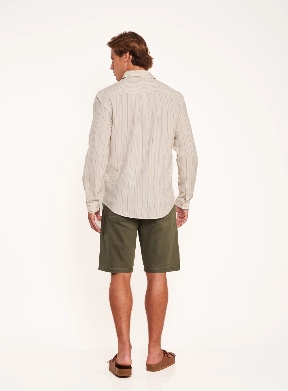 Bermuda Masculina Noah Com Cordão E Bolsos Verde Biosphere