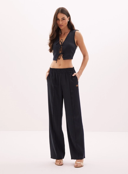 Calça Feminina Alfaiataria Estampada