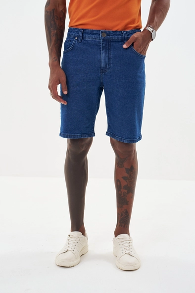 Bermuda Jeans Masculina Slim - Yuri