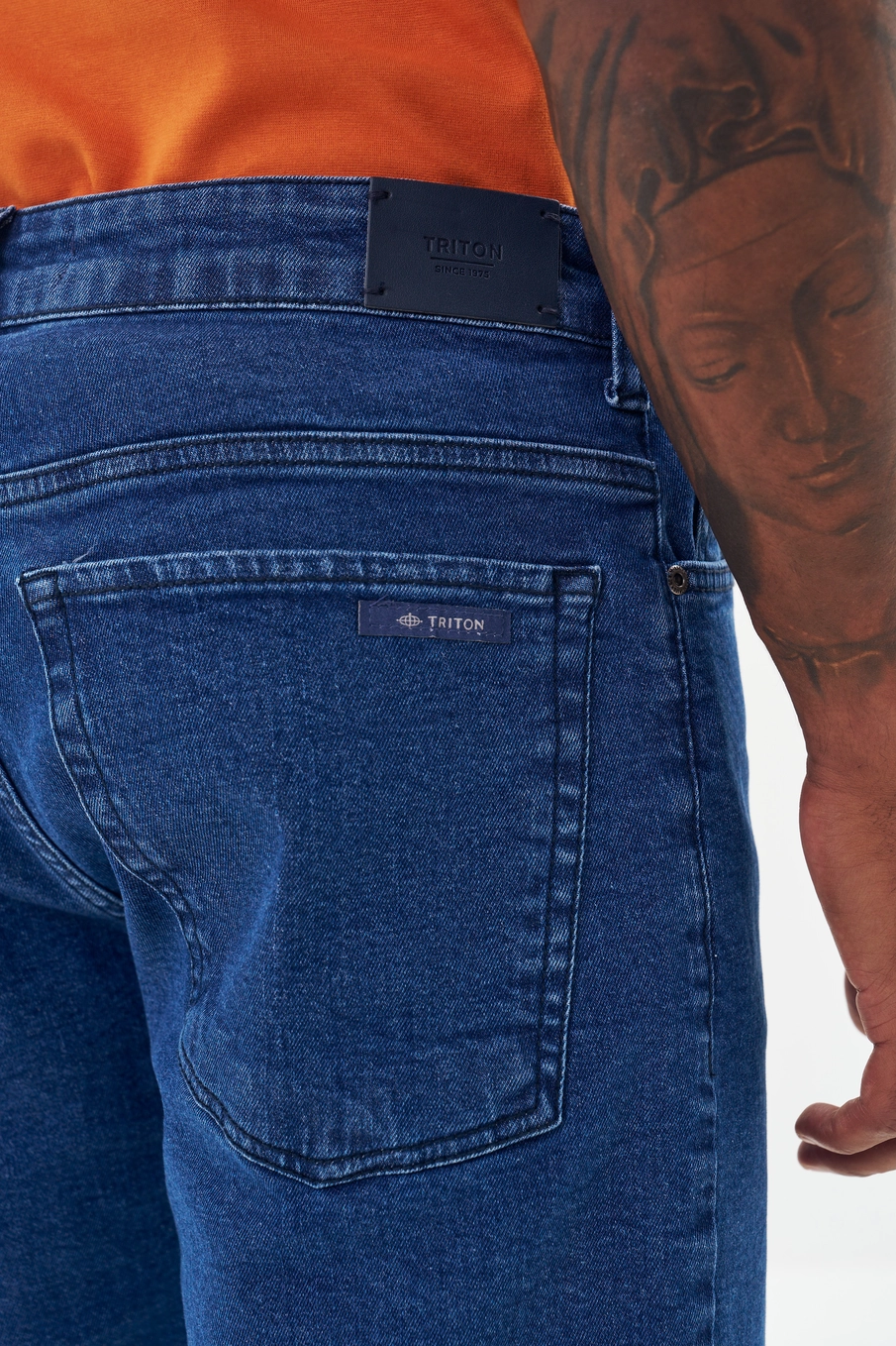 Bermuda Jeans Masculina Slim - Yuri Índigo 3