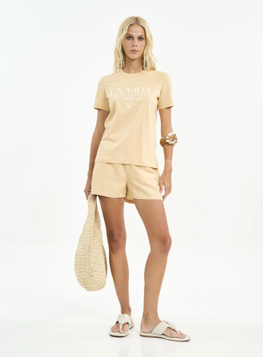 Short Reto Com Bolsos