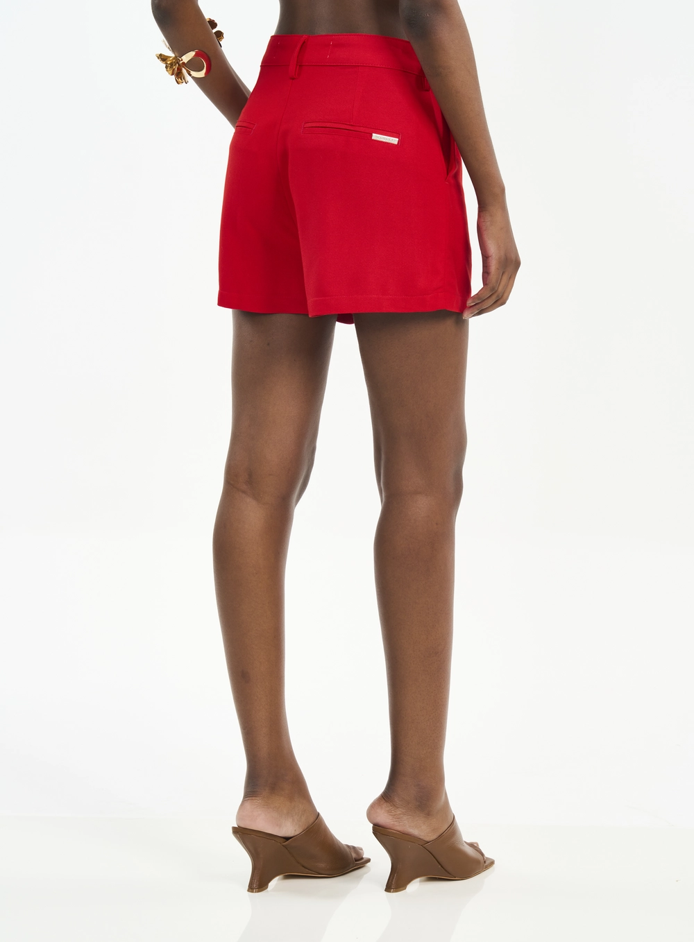 Short Alfaiataria Essencial - Jade Vermelho