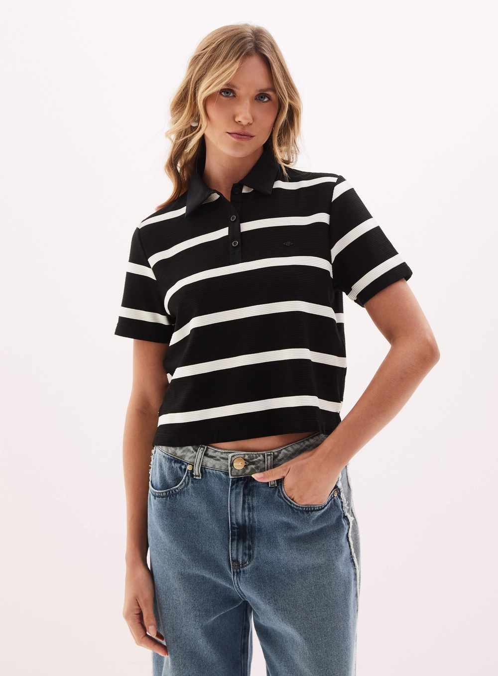 Polo Feminina Estampada Estampados 2