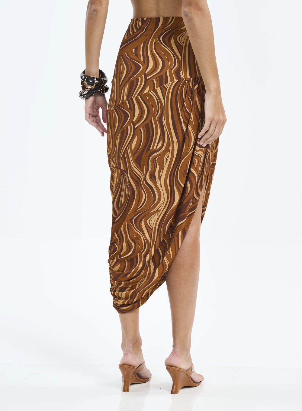 Saia Midi Estampada - Joana Estampados