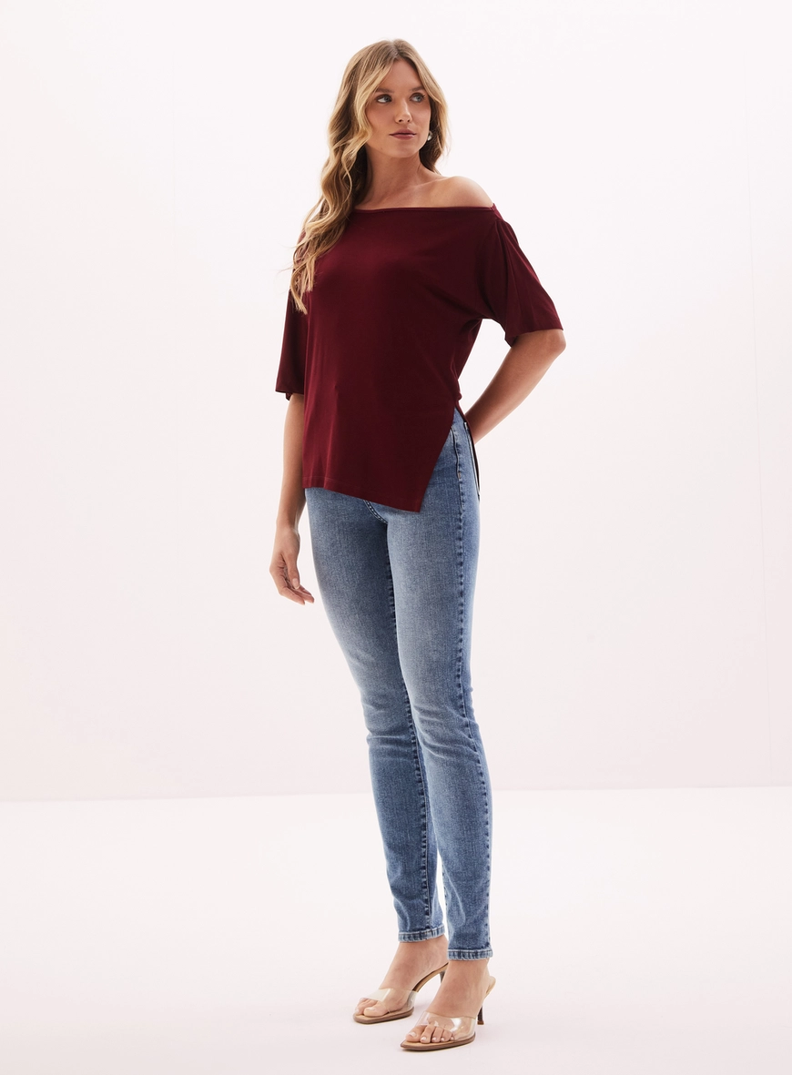 Camiseta Feminina Ombro Só Bordo 4