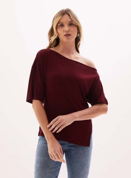 Camiseta Feminina Ombro Só