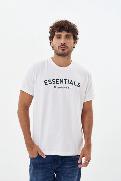 Camiseta Masculina Com Estampa Frontal