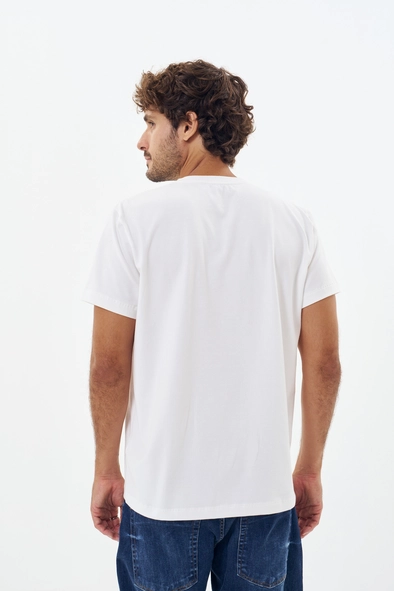 Camiseta Masculina Com Estampa Frontal