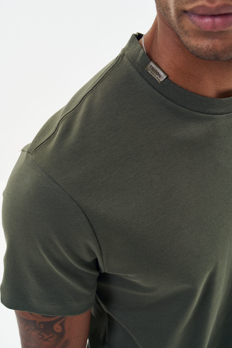Camiseta Masculina Básica Verde 3