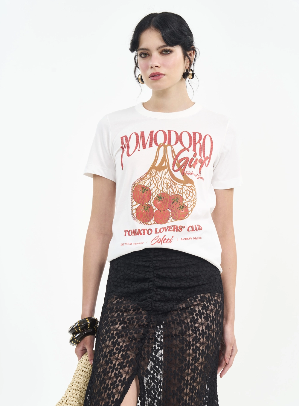 Camiseta Com Estampa Pomodoro Off Shell