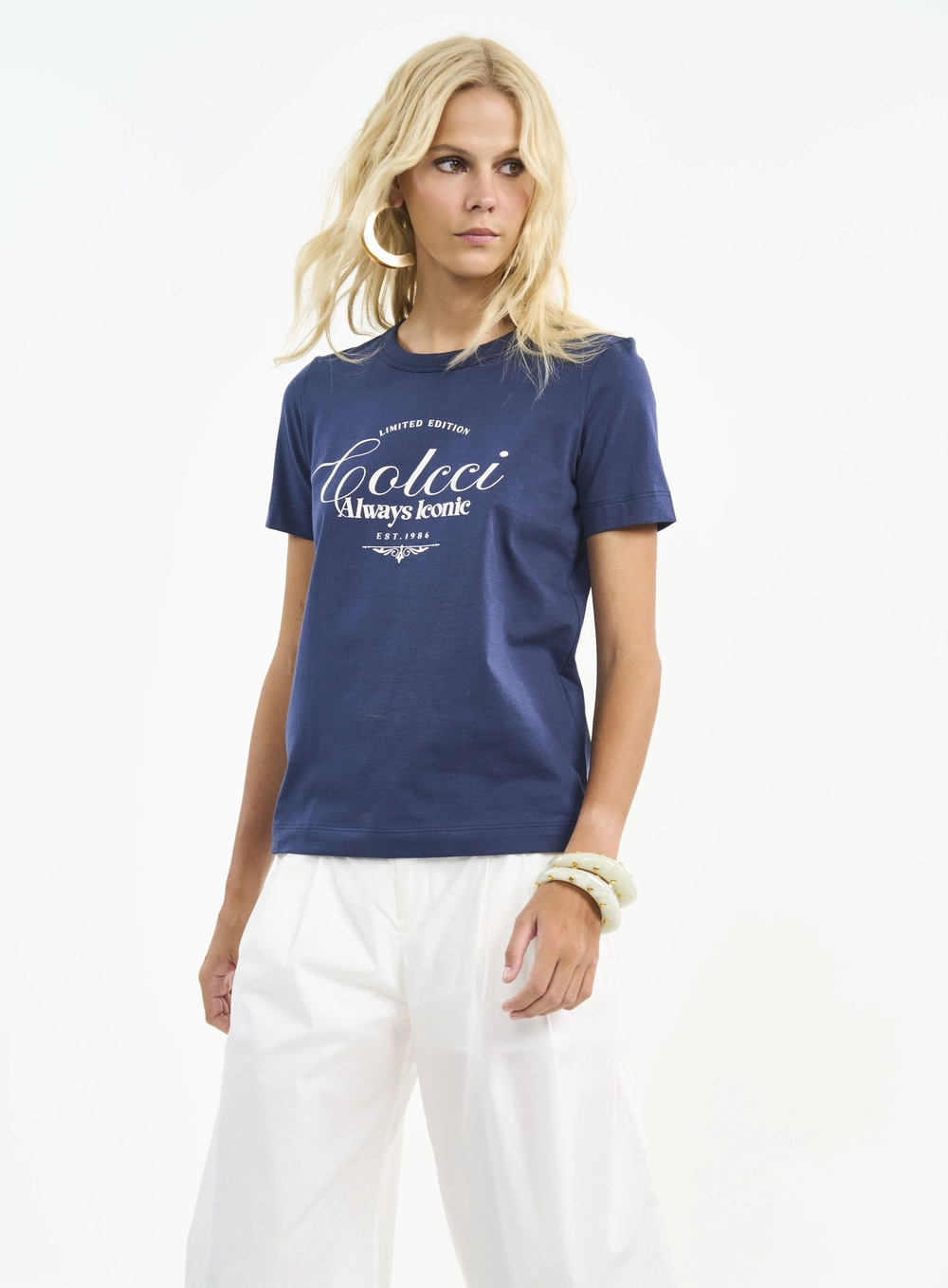 Camiseta Com Estampa Always Iconic Azul