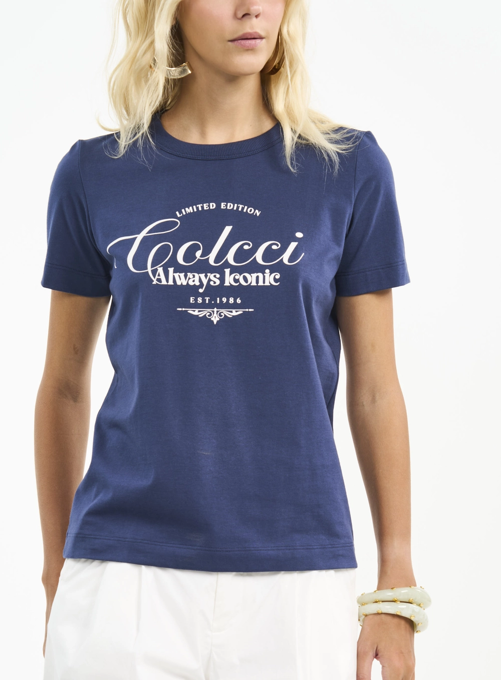 Camiseta Com Estampa Always Iconic Azul