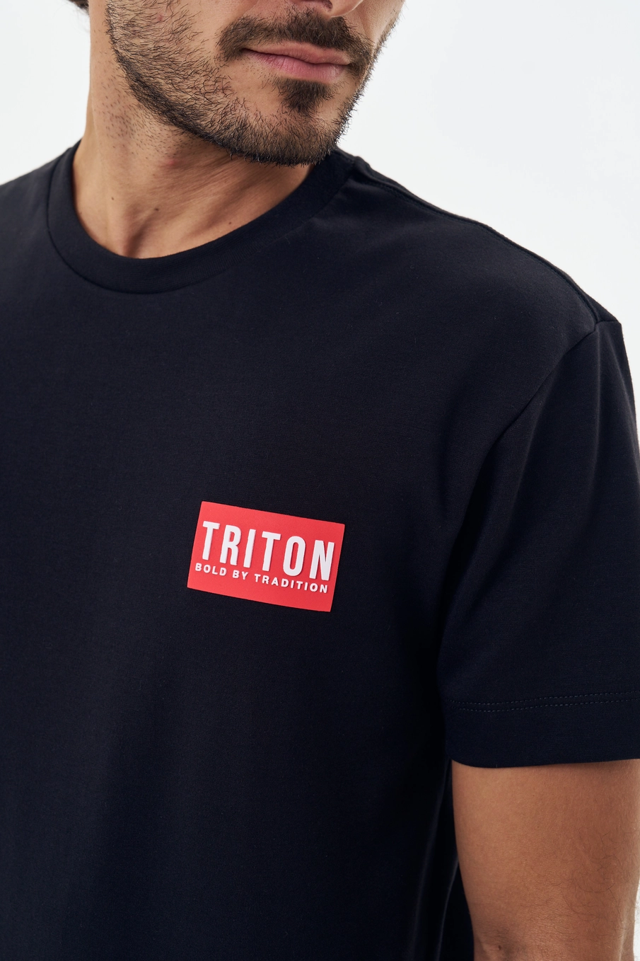 Camiseta Masculina Com Detalhes Preto 3