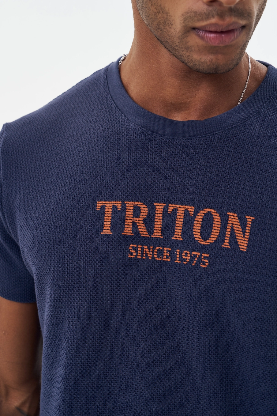 Camiseta Masculina Com Detalhes Azul 3