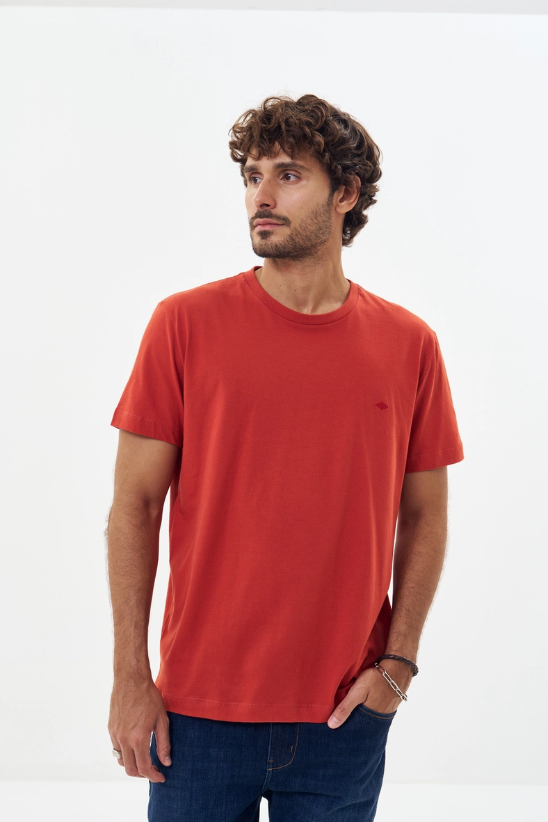 Camiseta Masculina Básica - New Vermelho 1