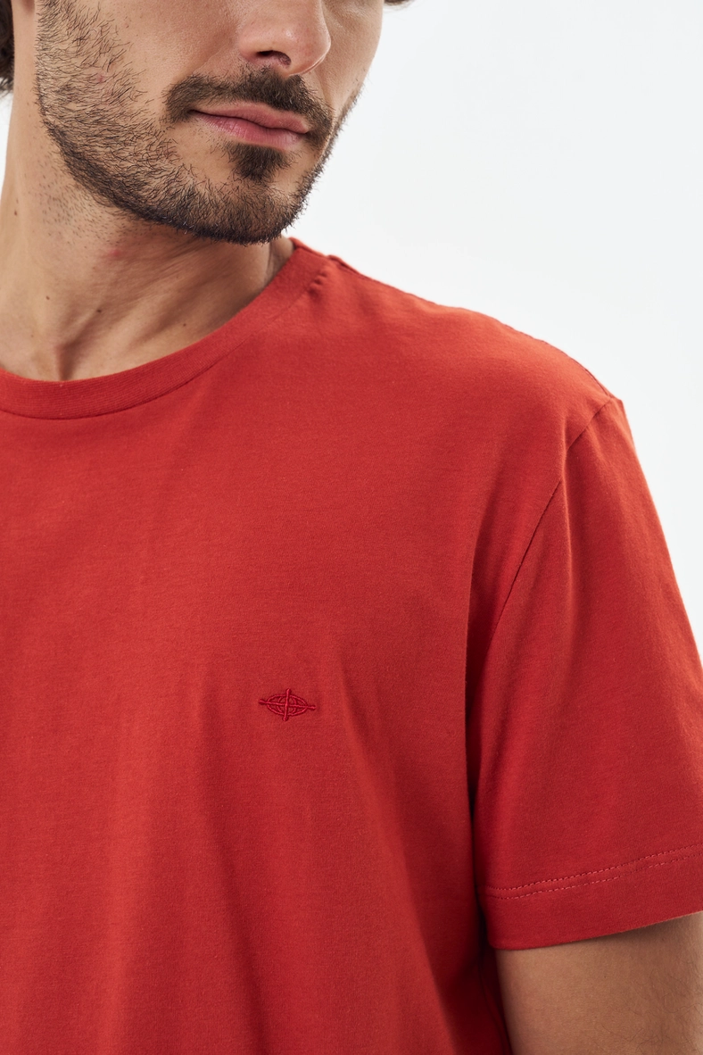 Camiseta Masculina Básica - New Vermelho 3