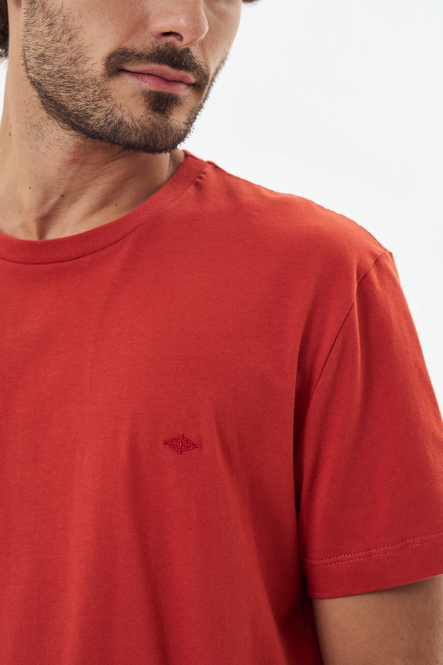 Camiseta Masculina Básica - New Vermelho 3