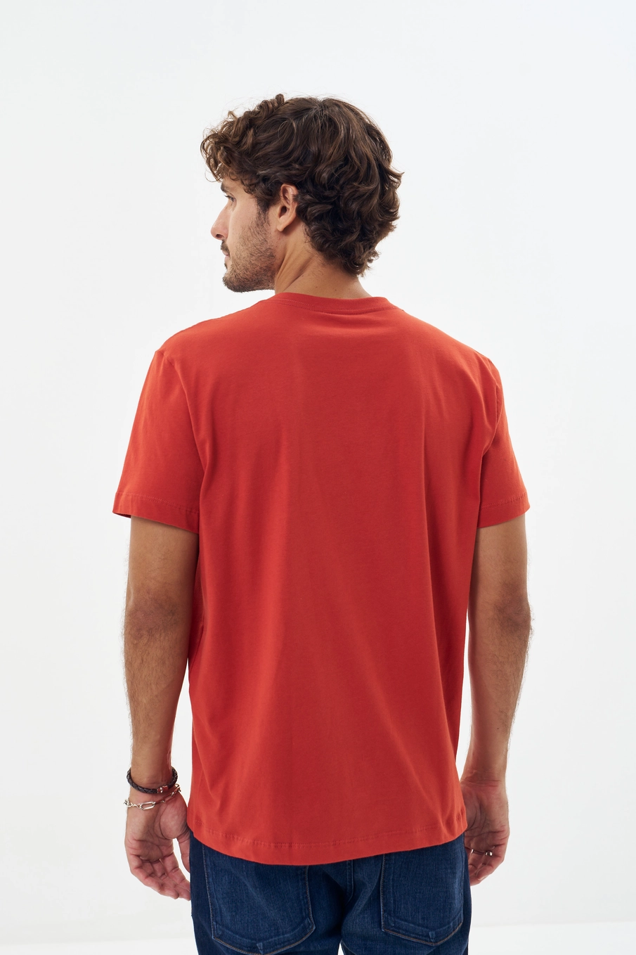 Camiseta Masculina Básica - New Vermelho 2