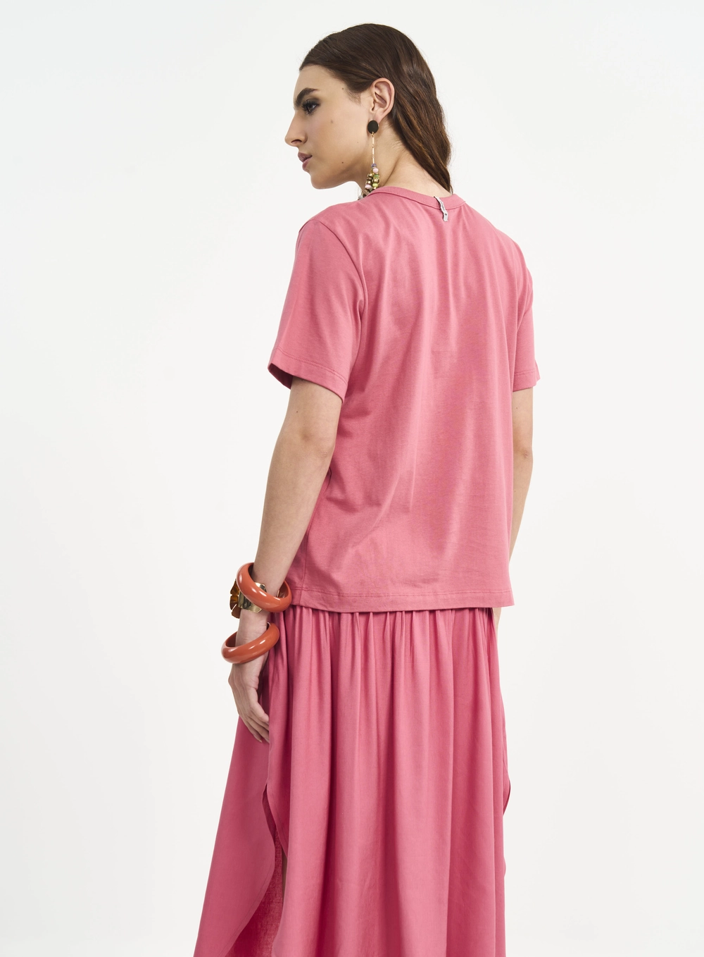 Camiseta Com Estampa Unstoppable Rosa