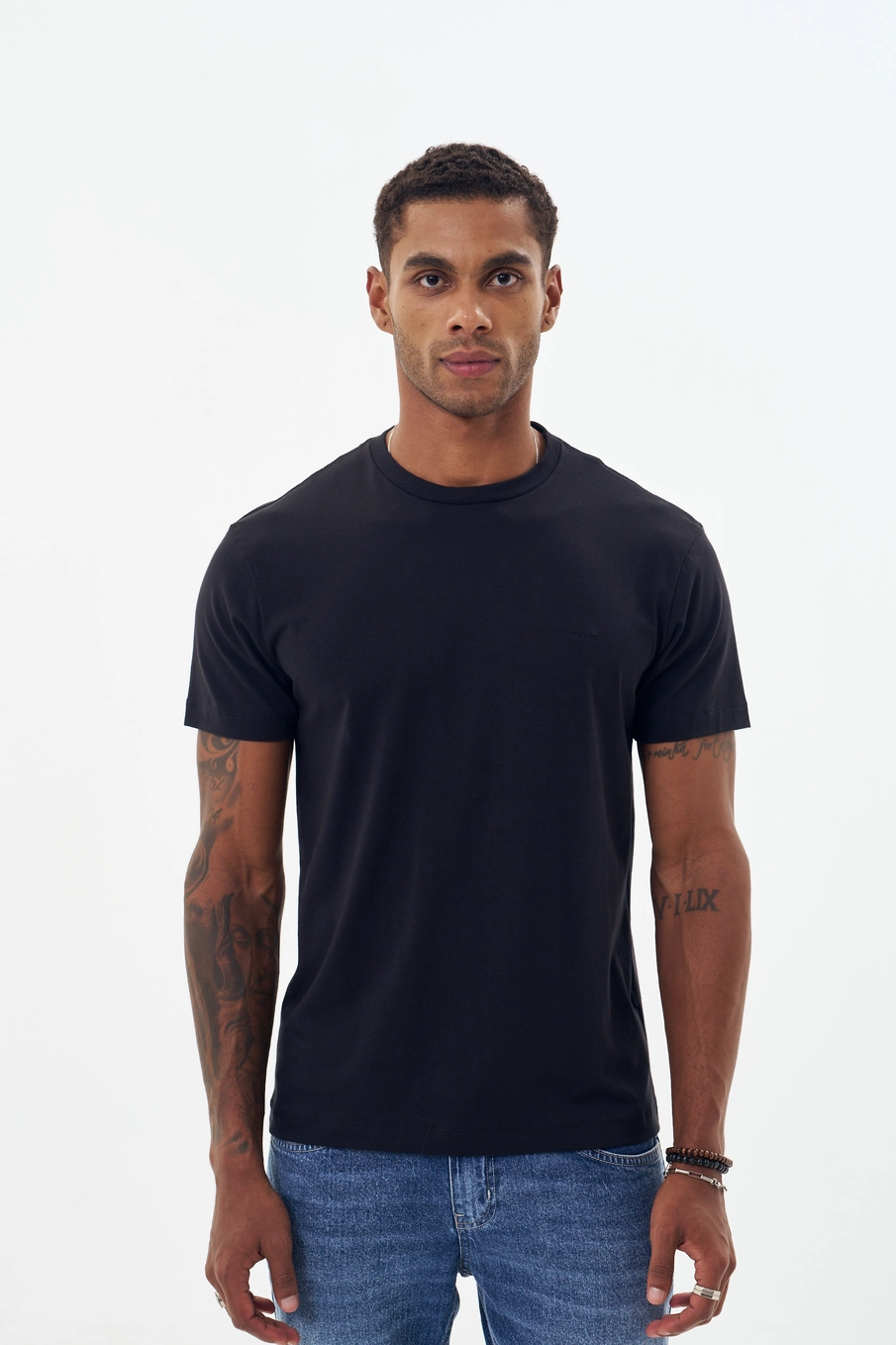 Camiseta Masculina Básica Preto 1