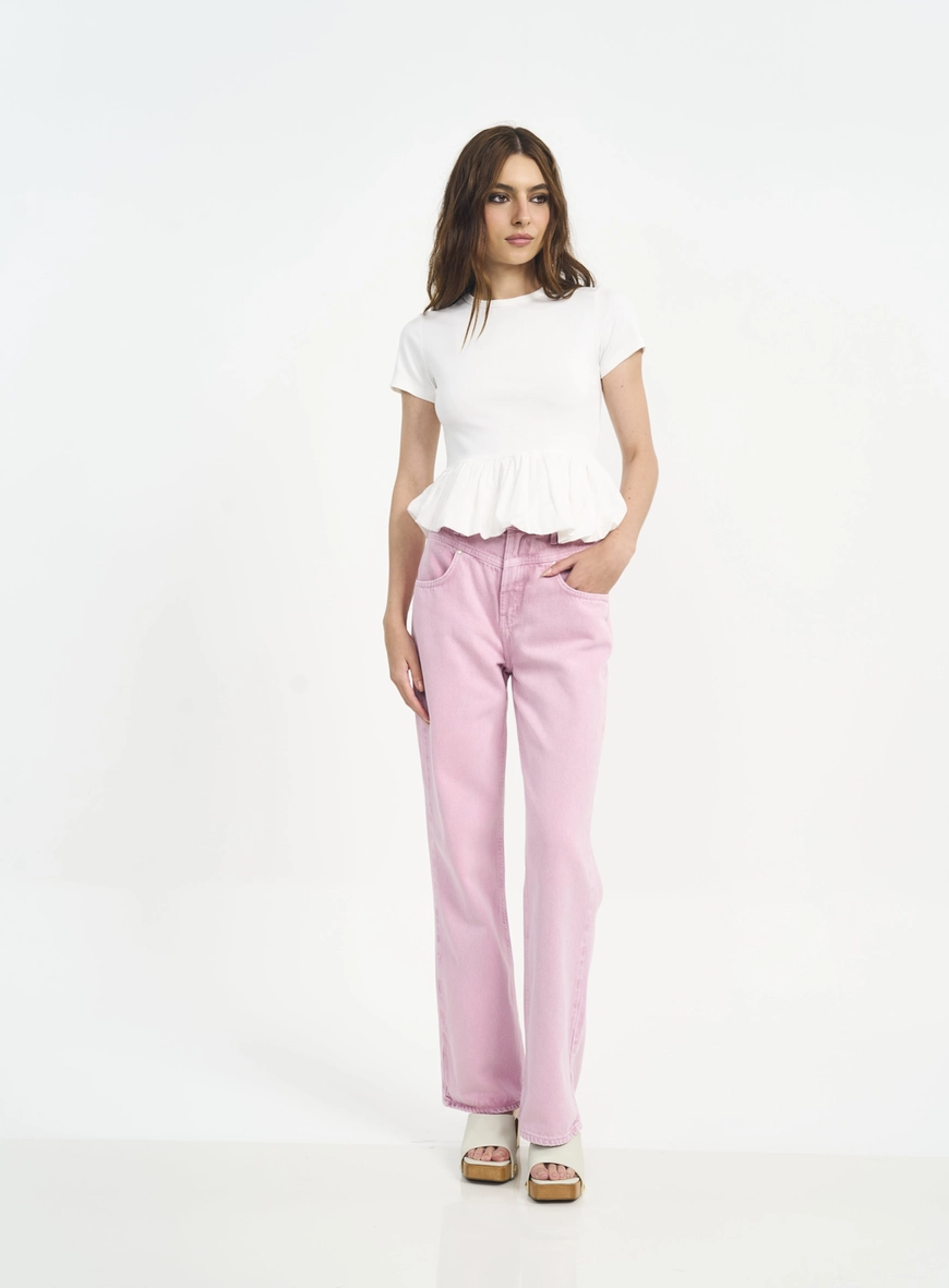 Camiseta Com Peplum