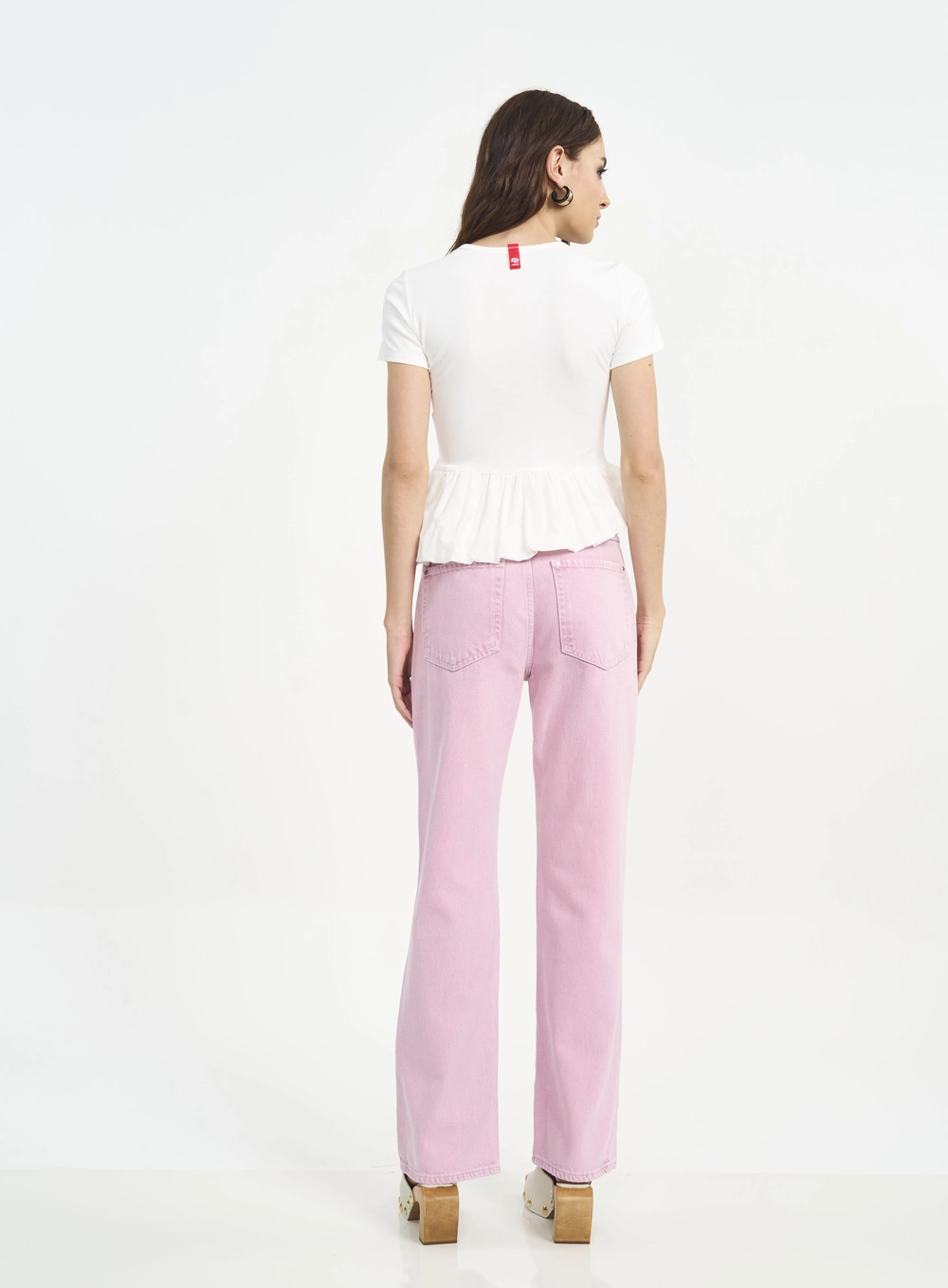Camiseta Com Peplum Off Shell