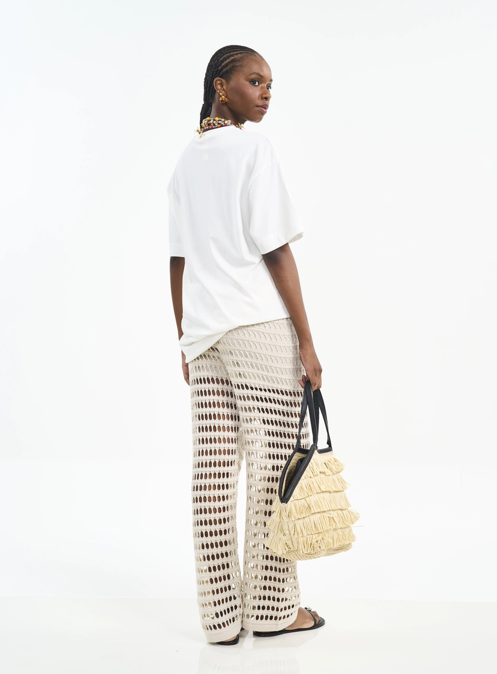 Camiseta Oversized Com Estampa Off Shell