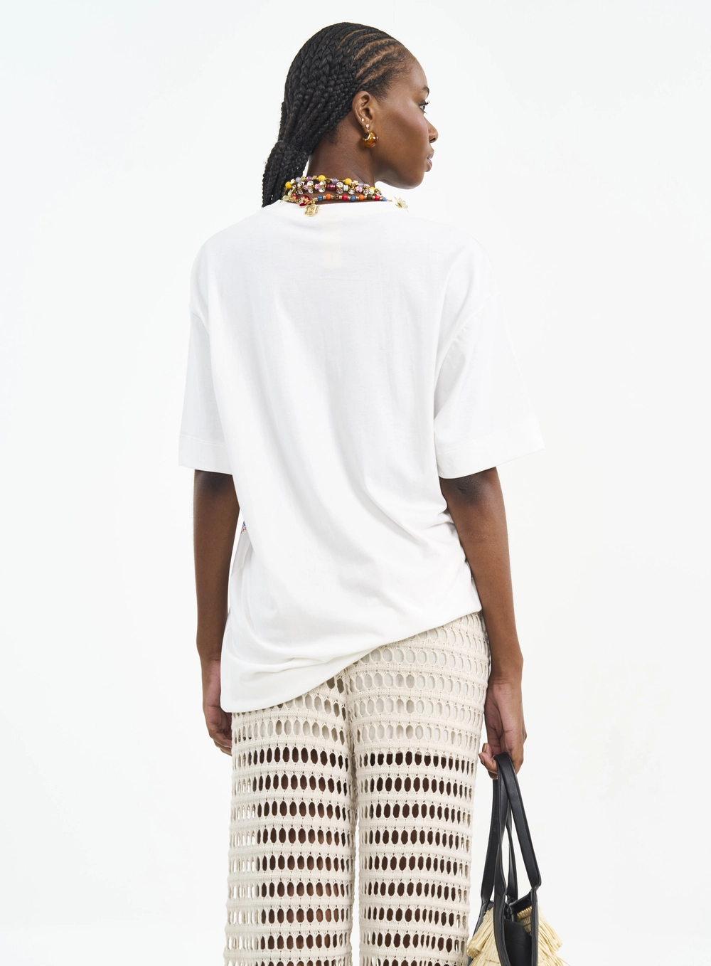Camiseta Oversized Com Estampa Off Shell