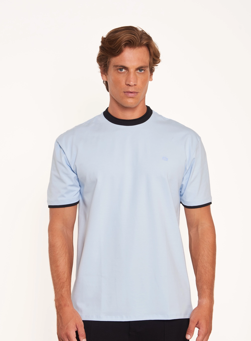 Camiseta Masculina Fitted New Azul