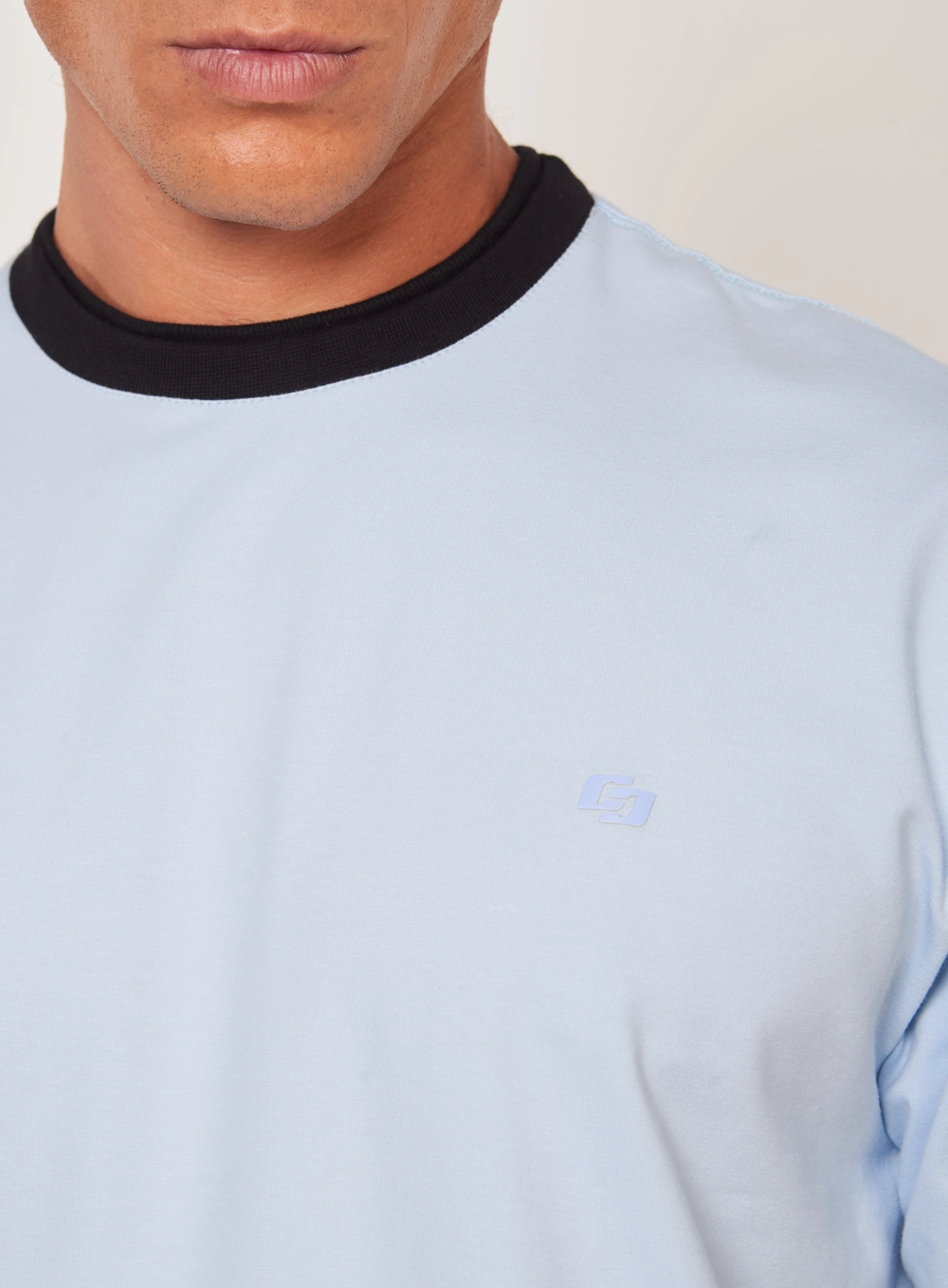 Camiseta Masculina Fitted New Azul
