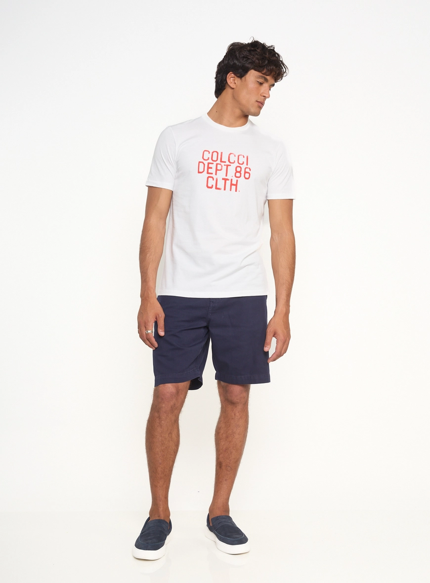 Camiseta Masculina Com Estampa Frontal