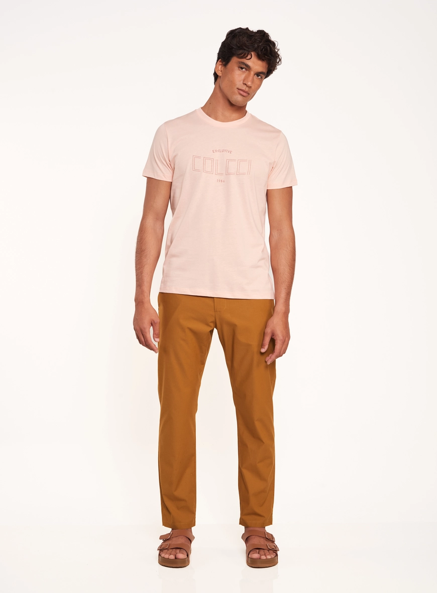 Camiseta Masculina Com Estampa Frontal