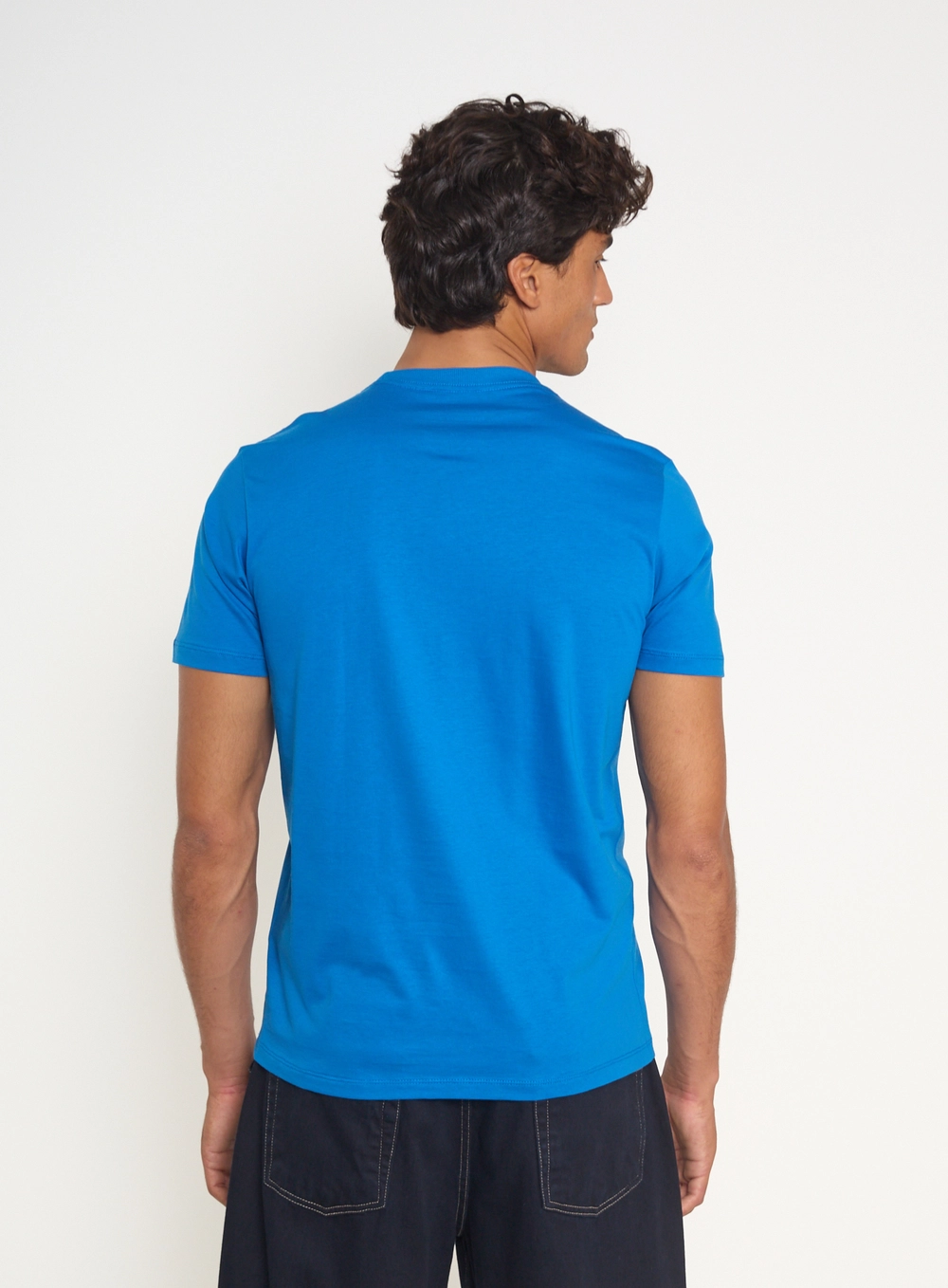 Camiseta Masculina Com Estampa De Águia Azul