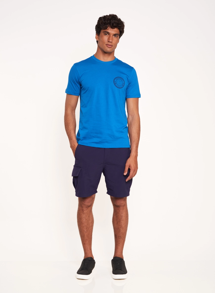 Camiseta Masculina Com Estampa No Peito
