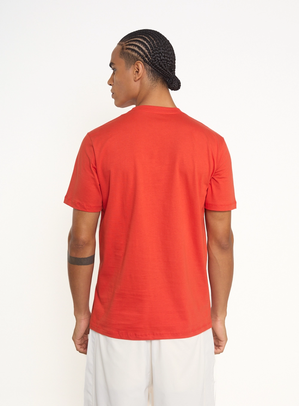 Camiseta Masculina Com Estampa Frontal Vermelho